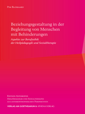 cover image of Beziehungsgestaltung in der Begleitung von Menschen mit Behinderungen